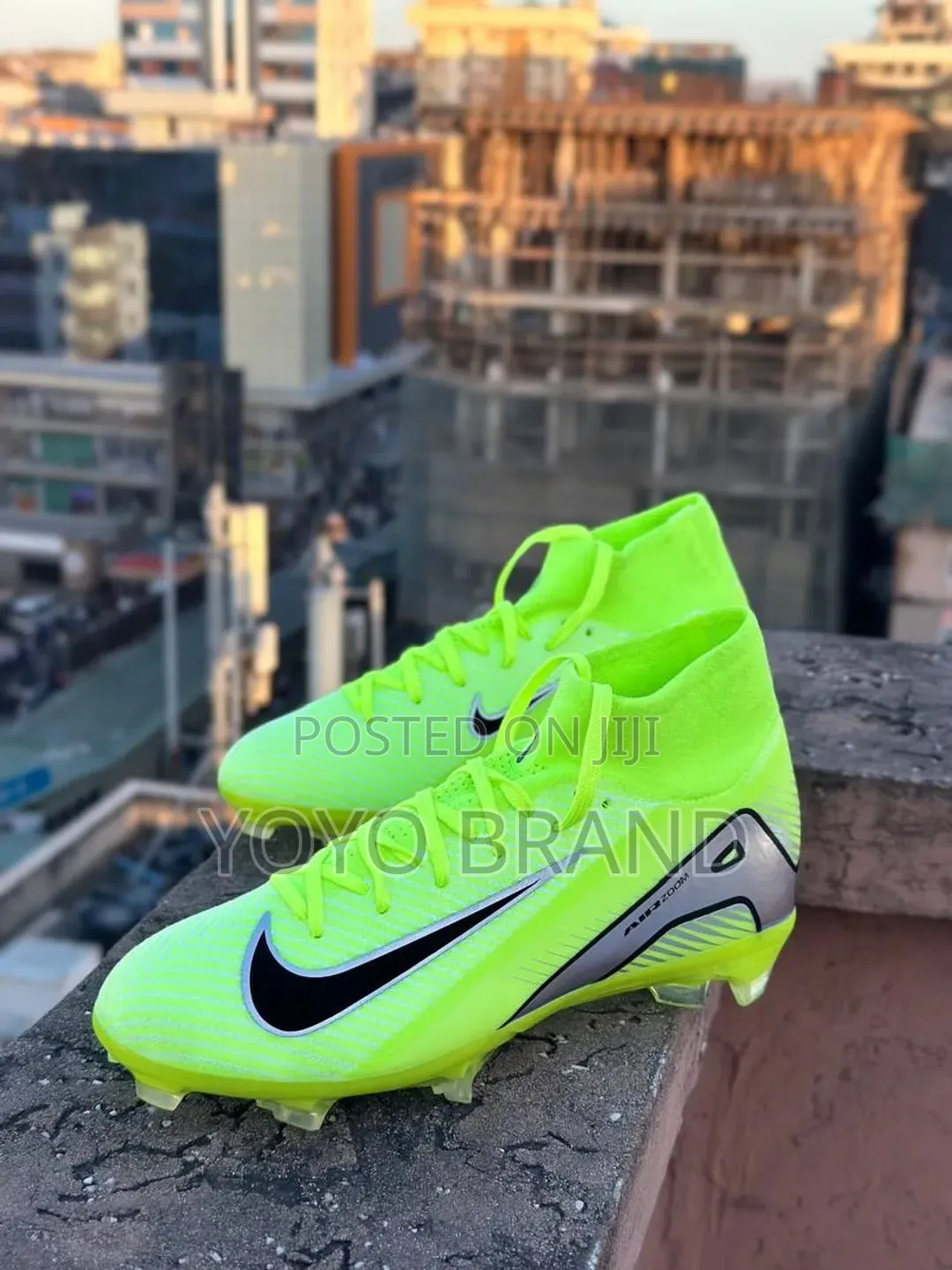 Nike Zoom Mercurial Superfly 10 Elite FG Soccer Cleats Green /White