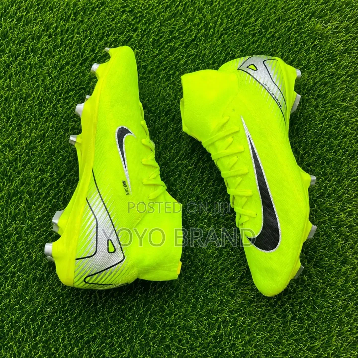Nike Zoom Mercurial Superfly 10 Elite FG Soccer Cleats Green /White