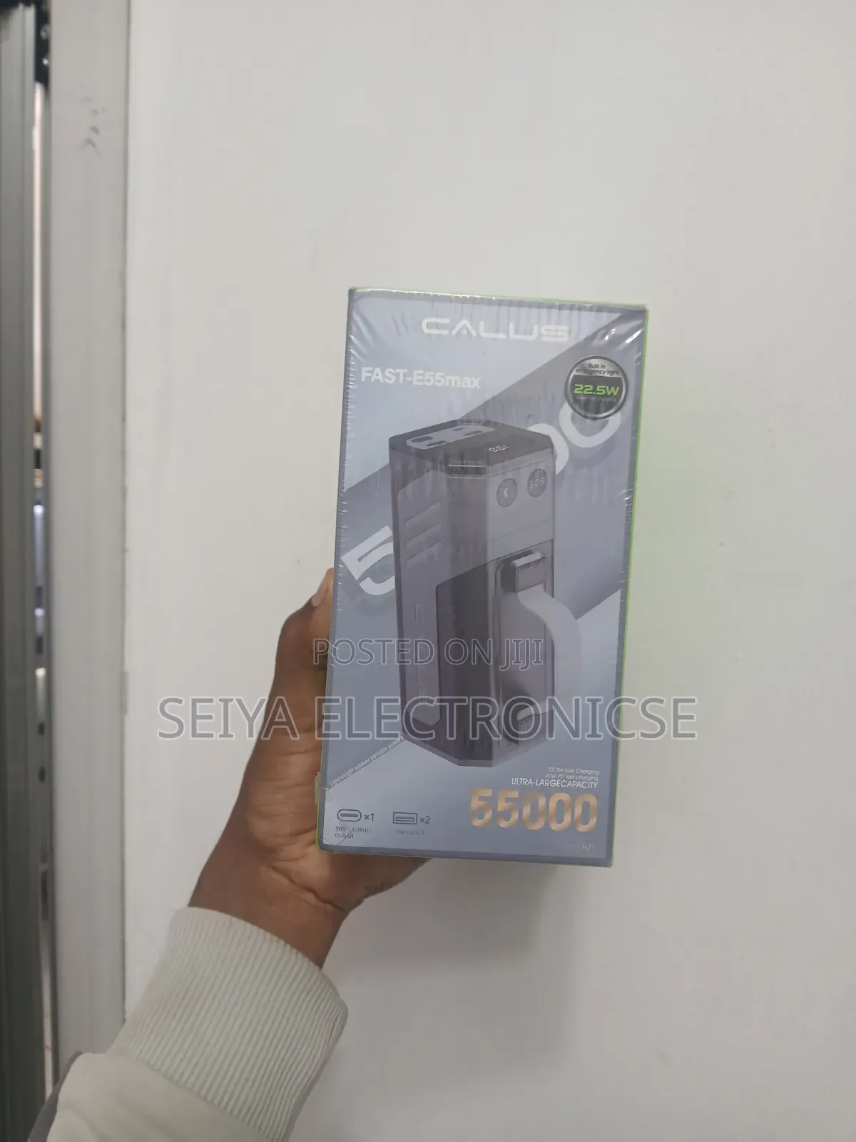 # CALUS FAST-E55max 55,000mAh Power Bank, Features 22.5W Fast Charging