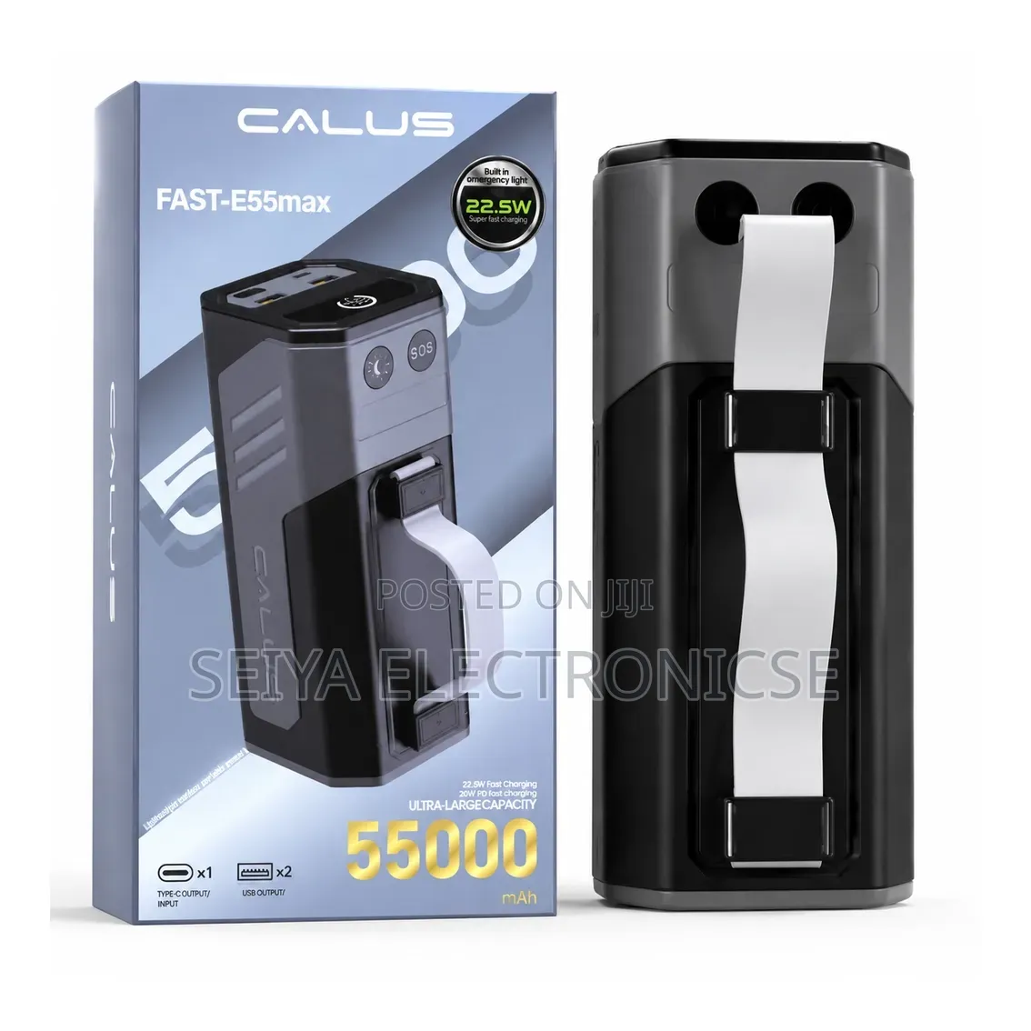 # CALUS FAST-E55max 55,000mAh Power Bank, Features 22.5W Fast Charging