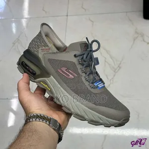 Skechers Hands Free Slip-Ins: Max Protect Trail Unisex Brown Sneaker