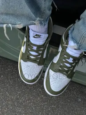 Nike Dunk Low 'Medium Olive' Unisex Fashion Sneakers