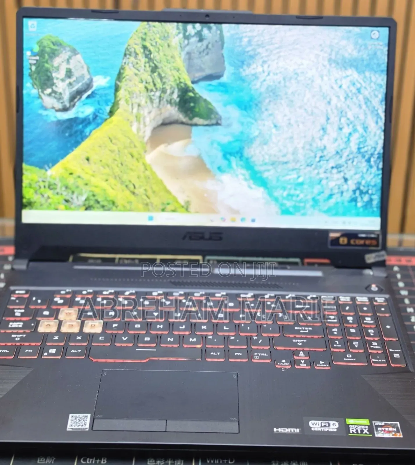 New Laptop Asus TUF Gaming A15 16GB AMD Ryzen 7 SSD 512GB