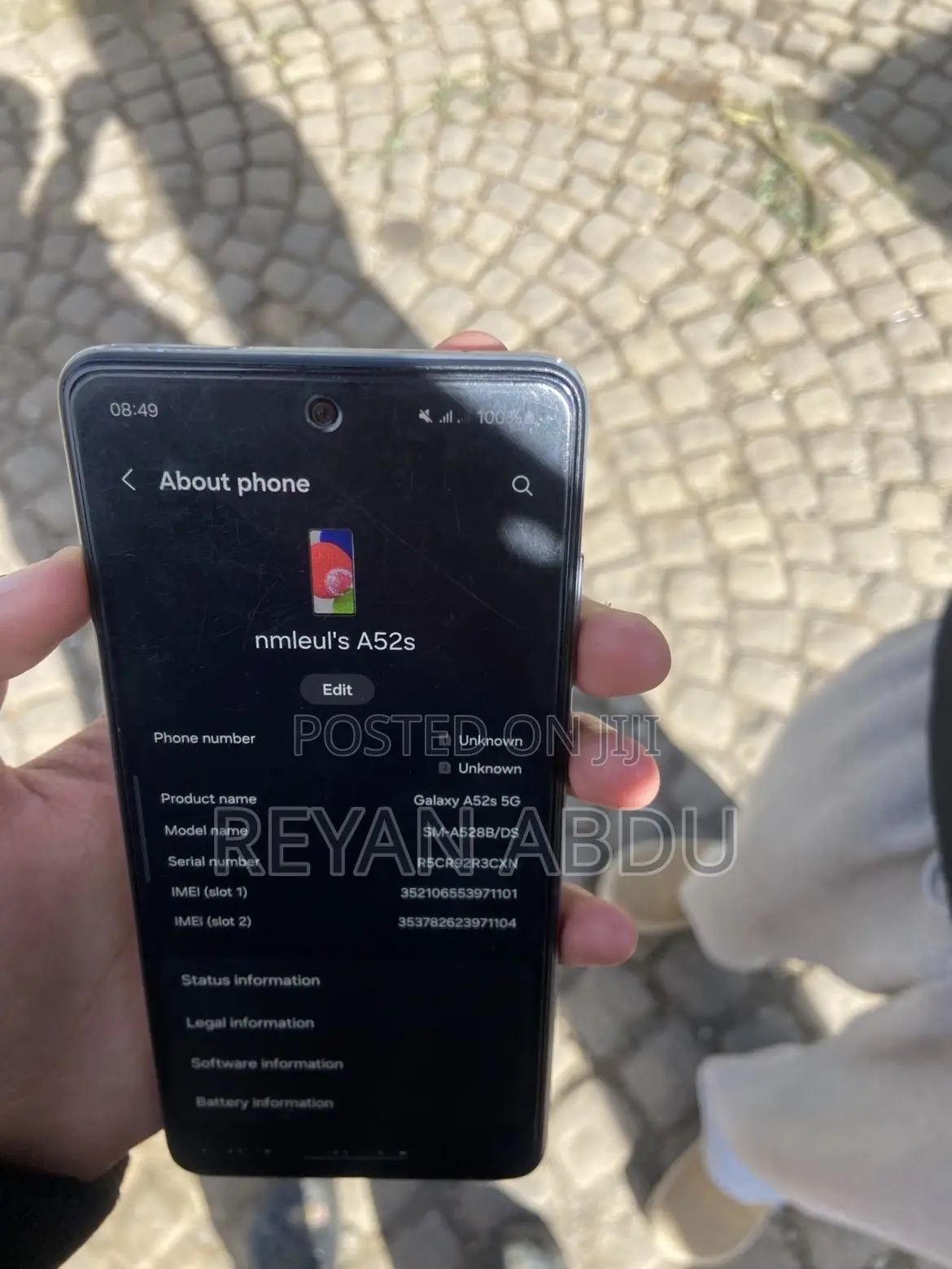Samsung Galaxy A52s 5G 128 GB White