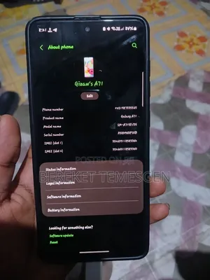 Samsung Galaxy A71 128 GB Black