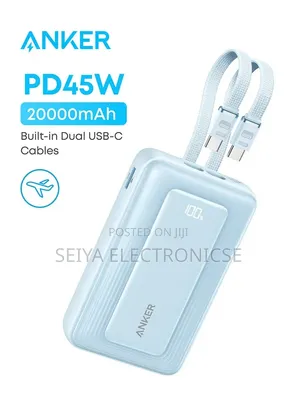 #Original Anker Zolo 20,000mAh Power Bank - 45w Fast-Charging