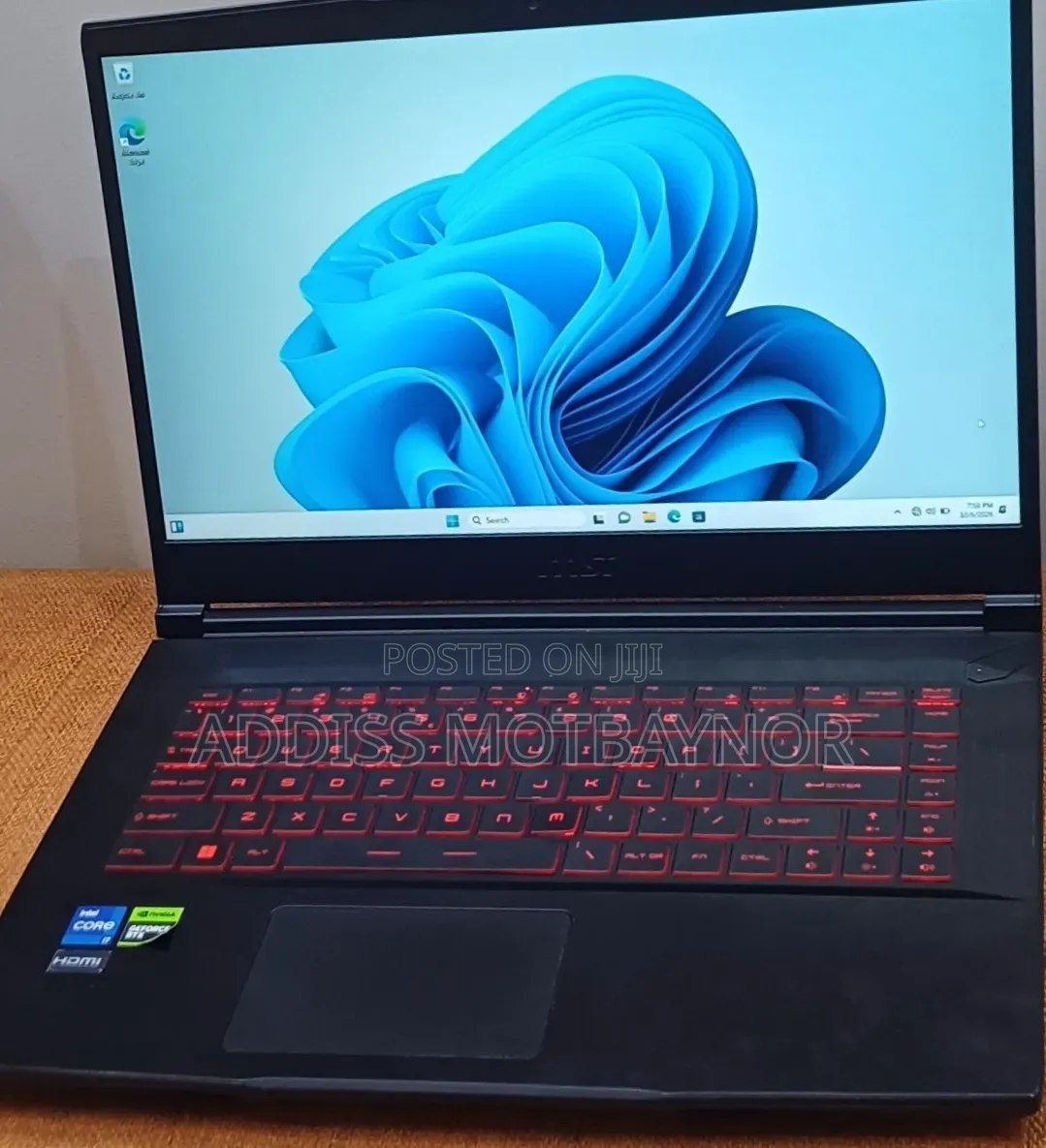 New Laptop MSI GF63 16GB Intel Core i7 SSD 512GB