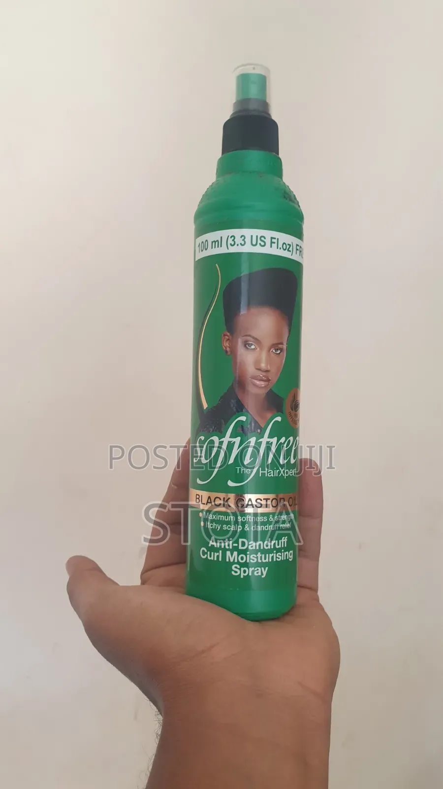 Sofrifree Anti-Dandruff Curl Moisturizing Spray, Black Castor Oil