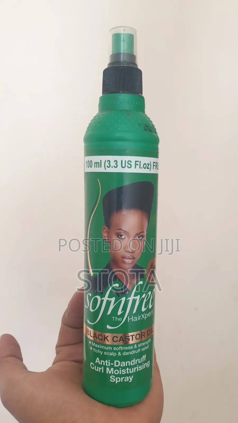 Sofrifree Anti-Dandruff Curl Moisturizing Spray, Black Castor Oil