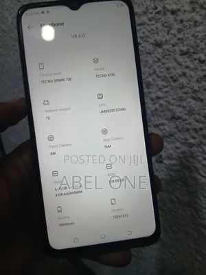 Tecno Spark 10C 128 GB Black