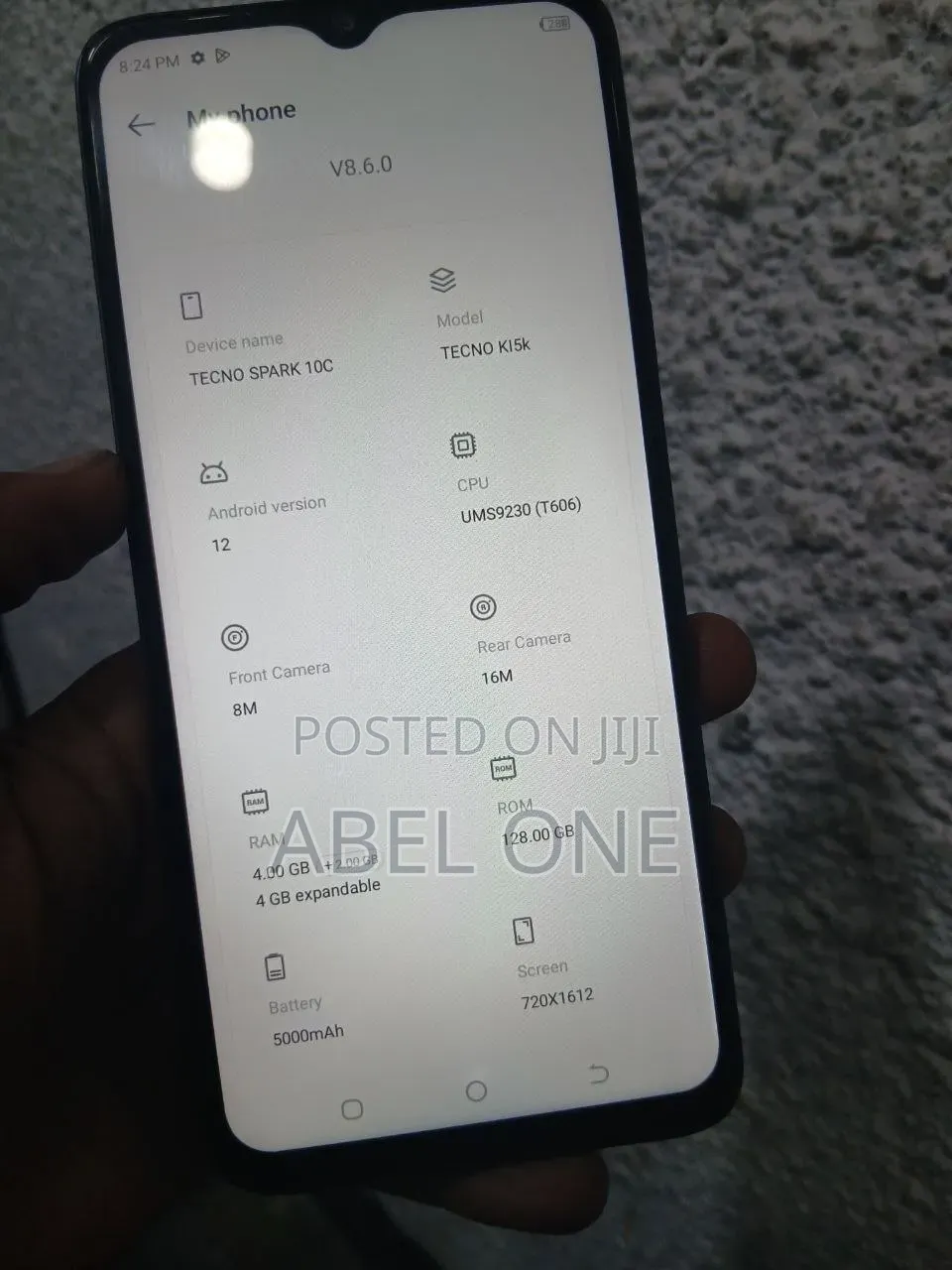 Tecno Spark 10C 128 GB Black