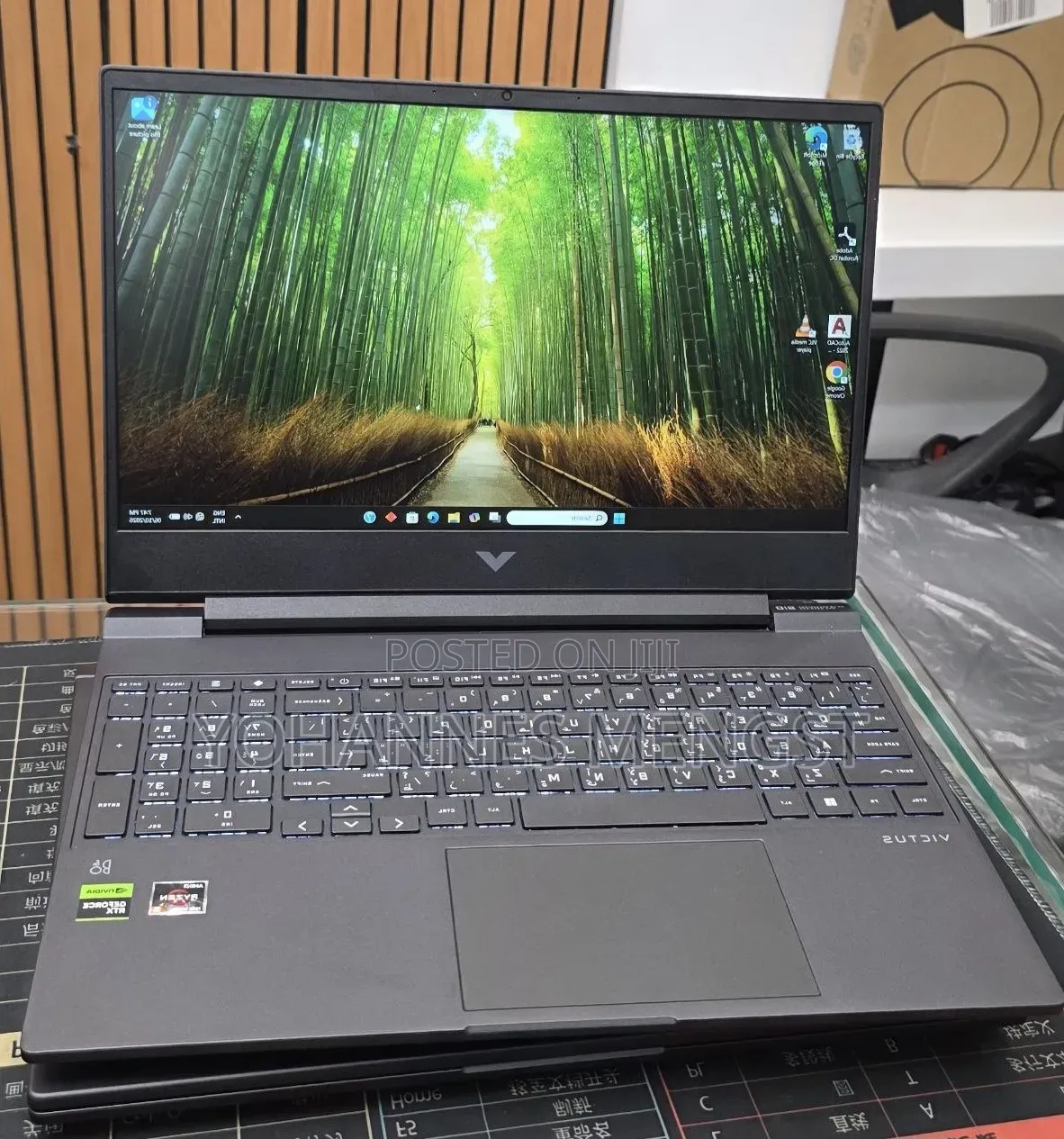 New Laptop HP Victus 15 8GB AMD Ryzen 5 SSD 512GB