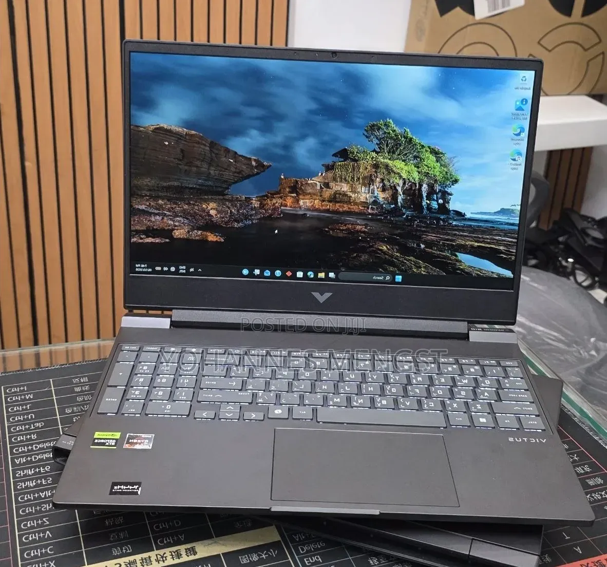 New Laptop HP Victus 15 8GB AMD Ryzen 5 SSD 512GB