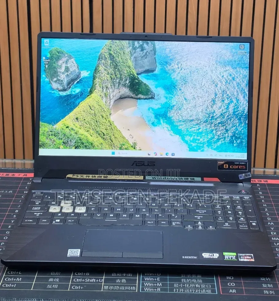 New Laptop Asus TUF Gaming A15 16GB AMD Ryzen 7 SSD 512GB