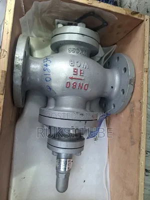 DN80 Cast Steel WCB Piston-Type Steam Pressure Reducing Valve (PRV).