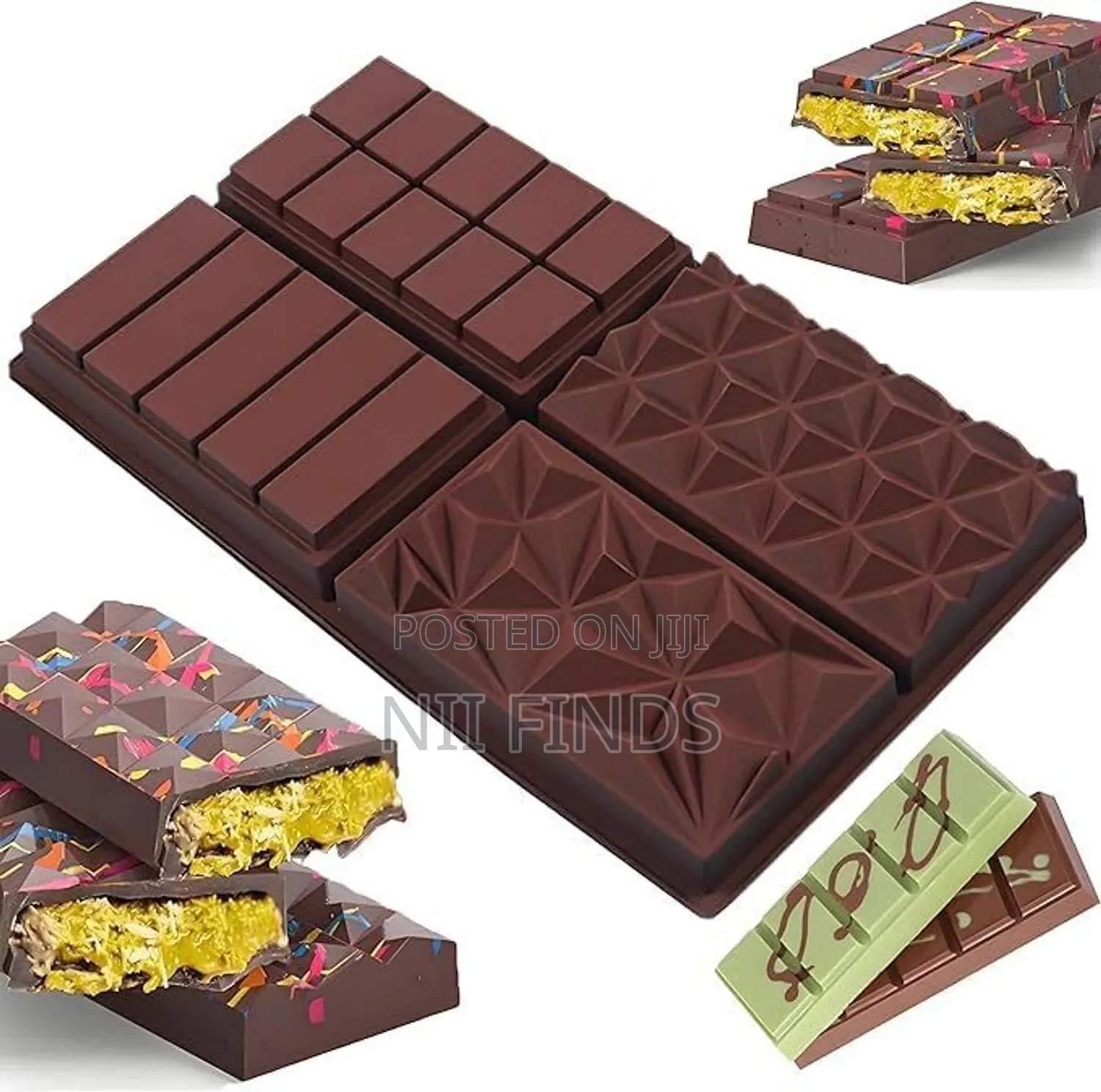 Multi-Cavity Silicone Chocolate Mold