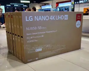 LG TV 55 Inch Nano 4k Uhd Ai TV. Powered by the Α7 Ai Processor LG TV