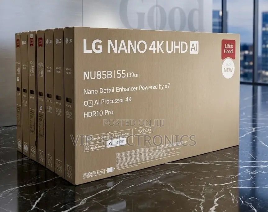 LG TV 55 Inch Nano 4k Uhd Ai TV. Powered by the Α7 Ai Processor LG TV