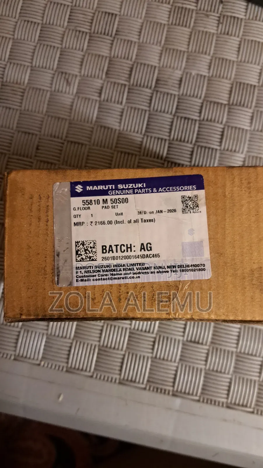 Suzuki Dzire 2024 Model Original Brake Pad