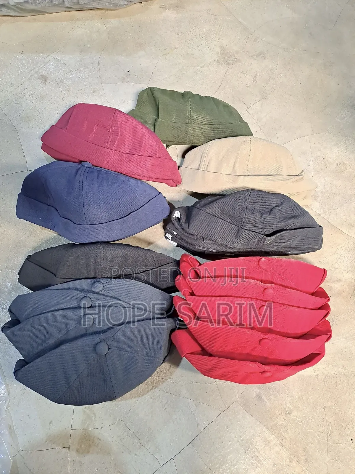 Trendy Brimless Docker Hats / Miki Caps –