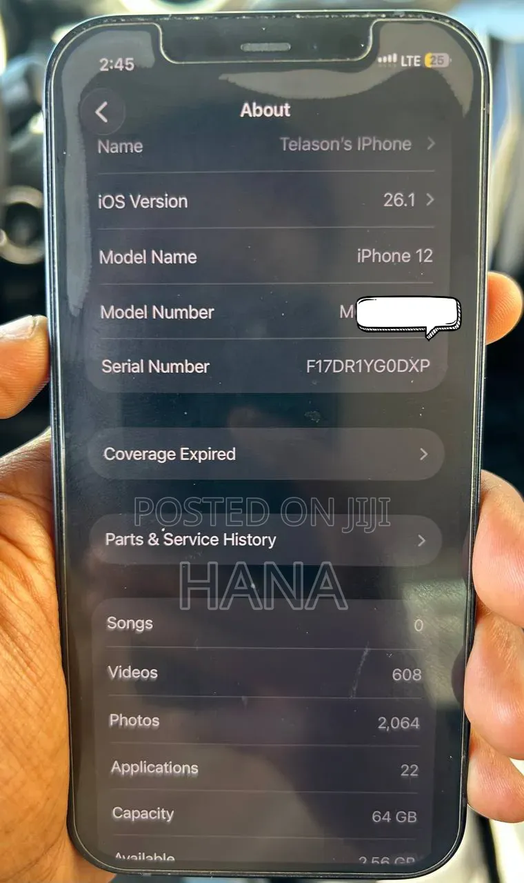 New Apple iPhone 12 64 GB Black