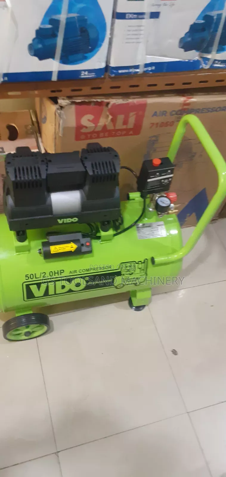 VIDO 50L Free Oil Air Compressor