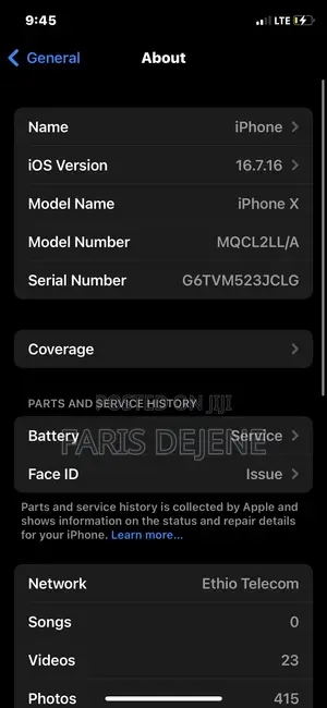 Apple iPhone X 64 GB White