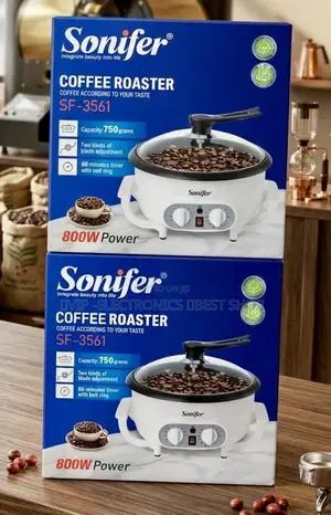 Sonifer Electric Coffee Roaster – 800W, 750g Coffee Roasting Machine