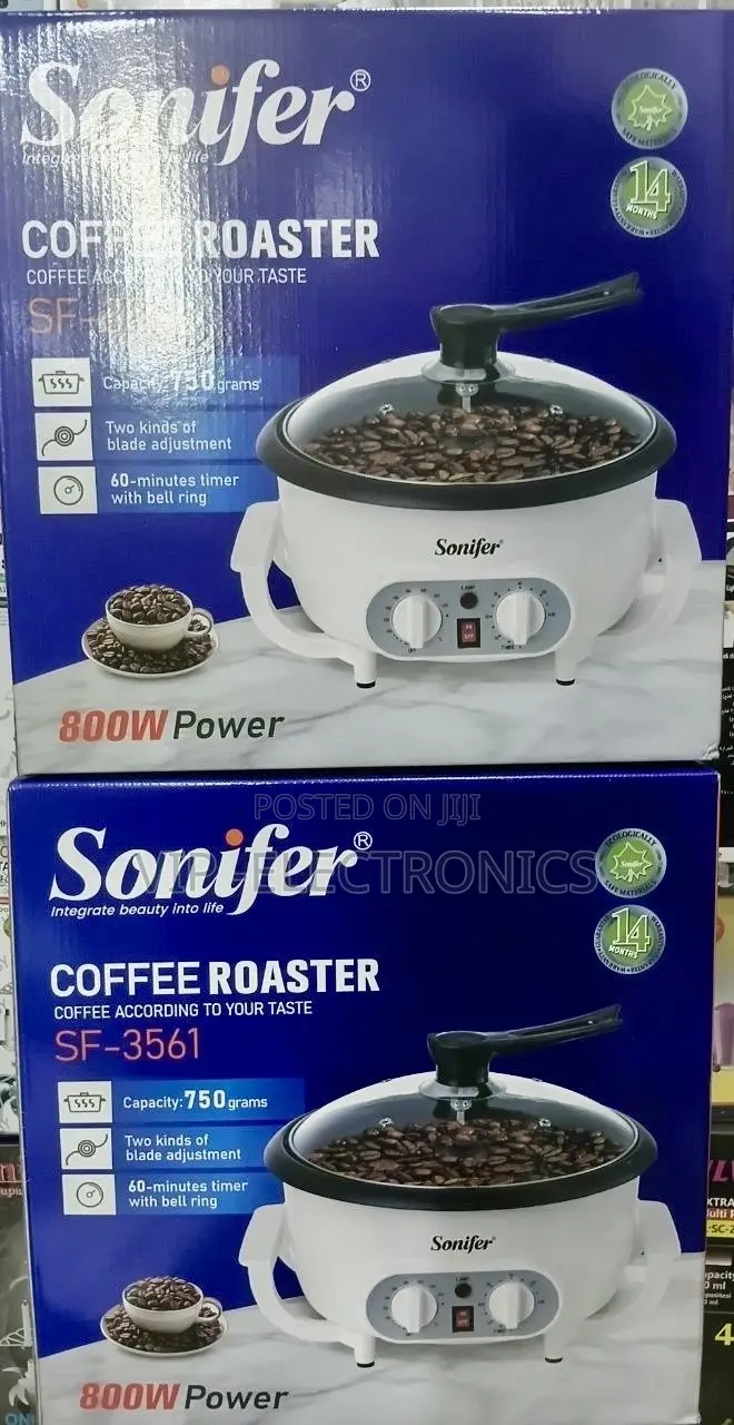 Sonifer Electric Coffee Roaster – 800W, 750g Coffee Roasting Machine