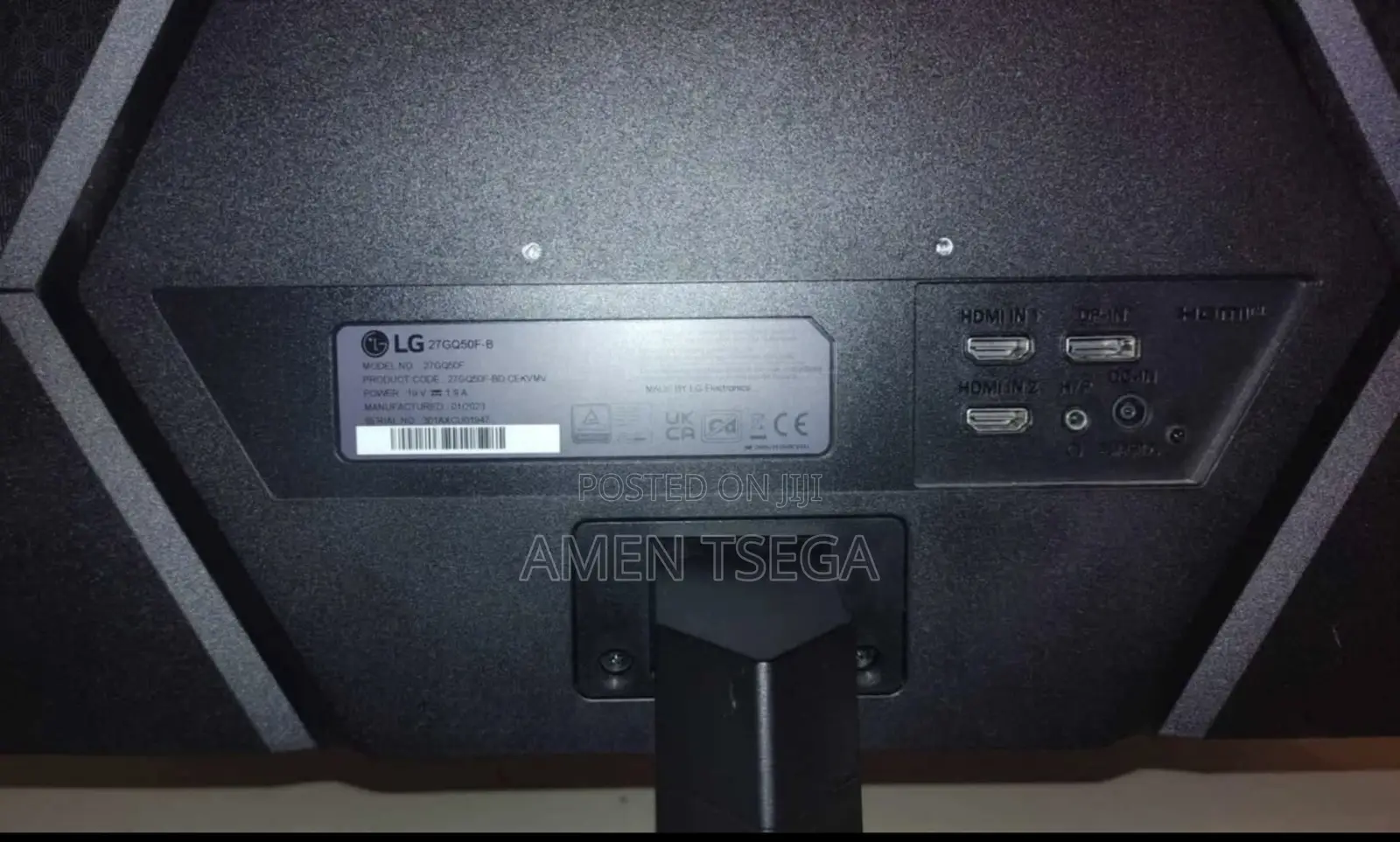 LG UltraGear 27" 165Hz Gaming Monitor