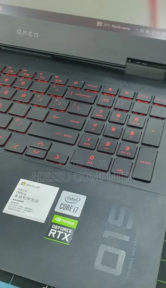 New Laptop HP Omen 15 16GB Intel Core i7 SSD 512GB