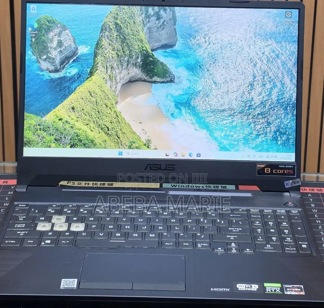 New Laptop Asus TUF Gaming A15 16GB AMD Ryzen 7 SSD 512GB