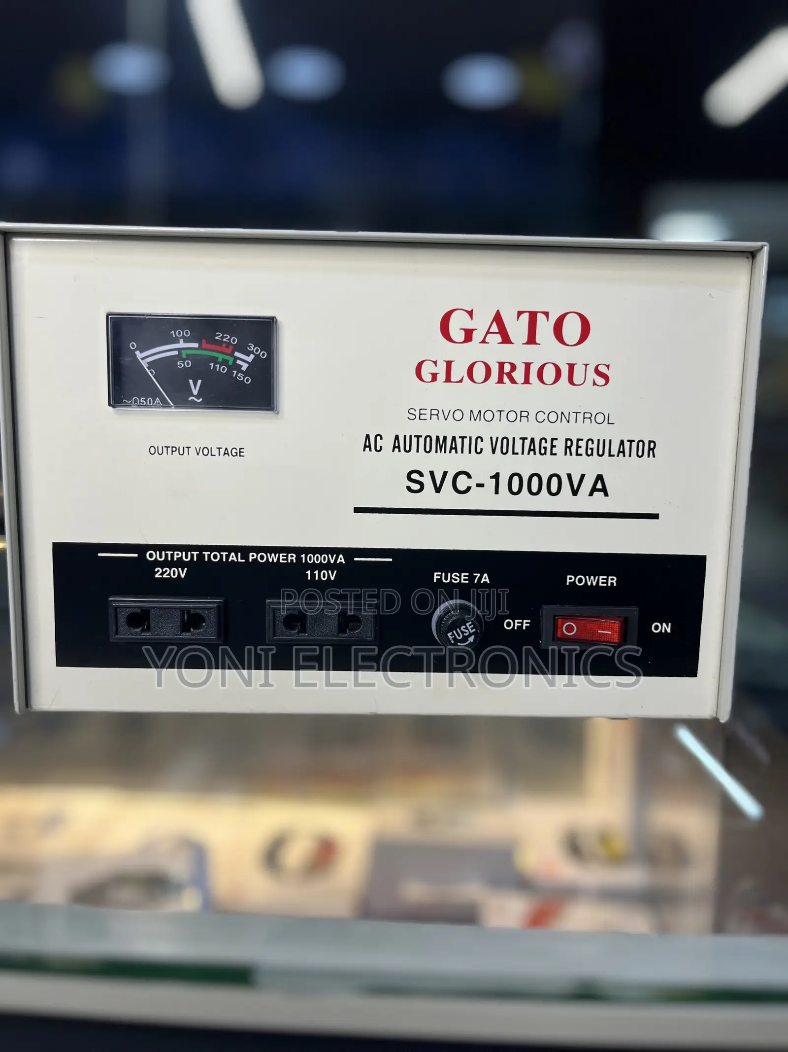 GATO GLORIOUS SVC-1000VA Servo Motor Control AC Automatic Voltage