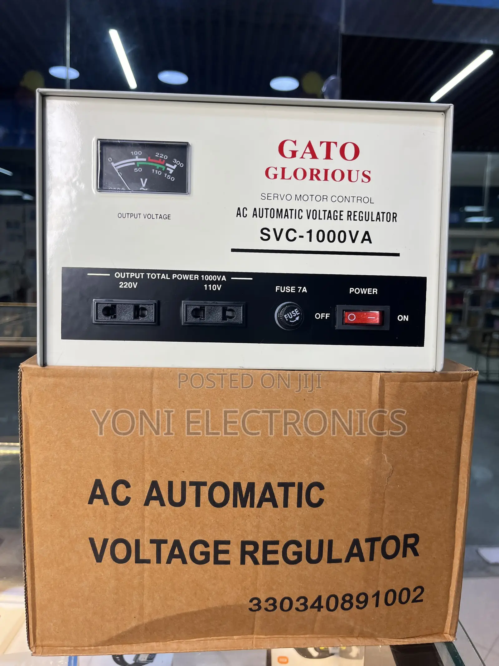 GATO GLORIOUS SVC-1000VA Servo Motor Control AC Automatic Voltage