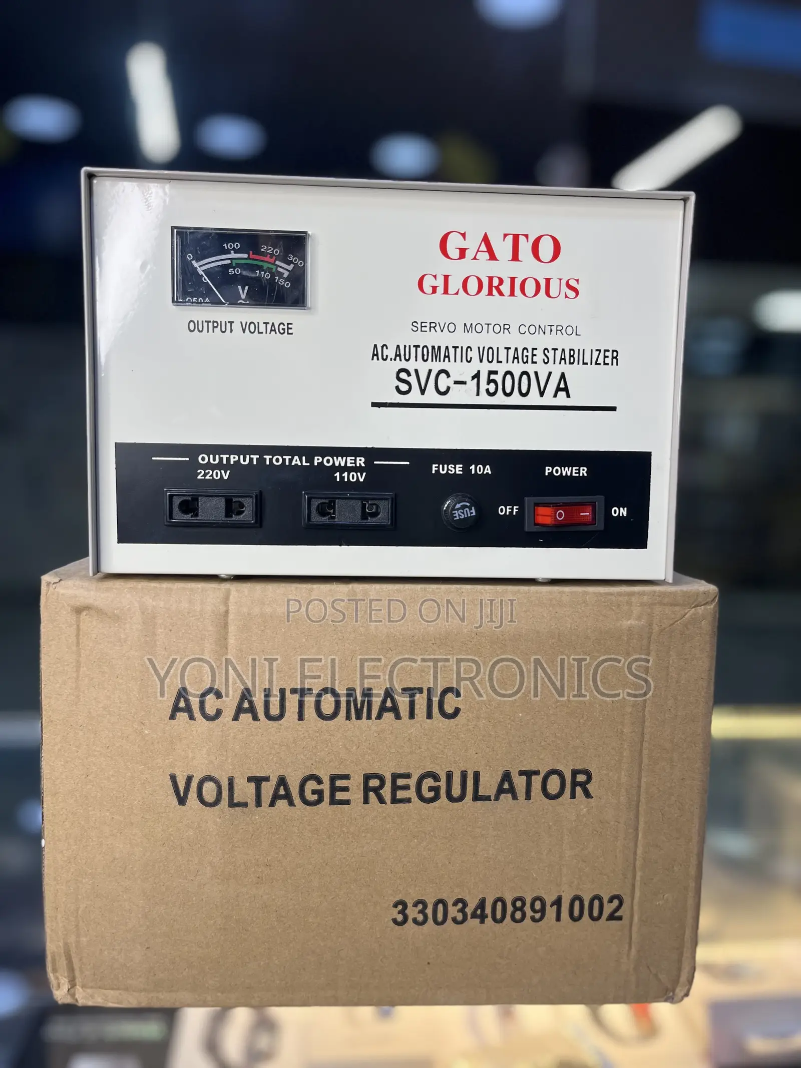 Gato Glorious SVC-1500va AC Automatic Voltage Stabilizer