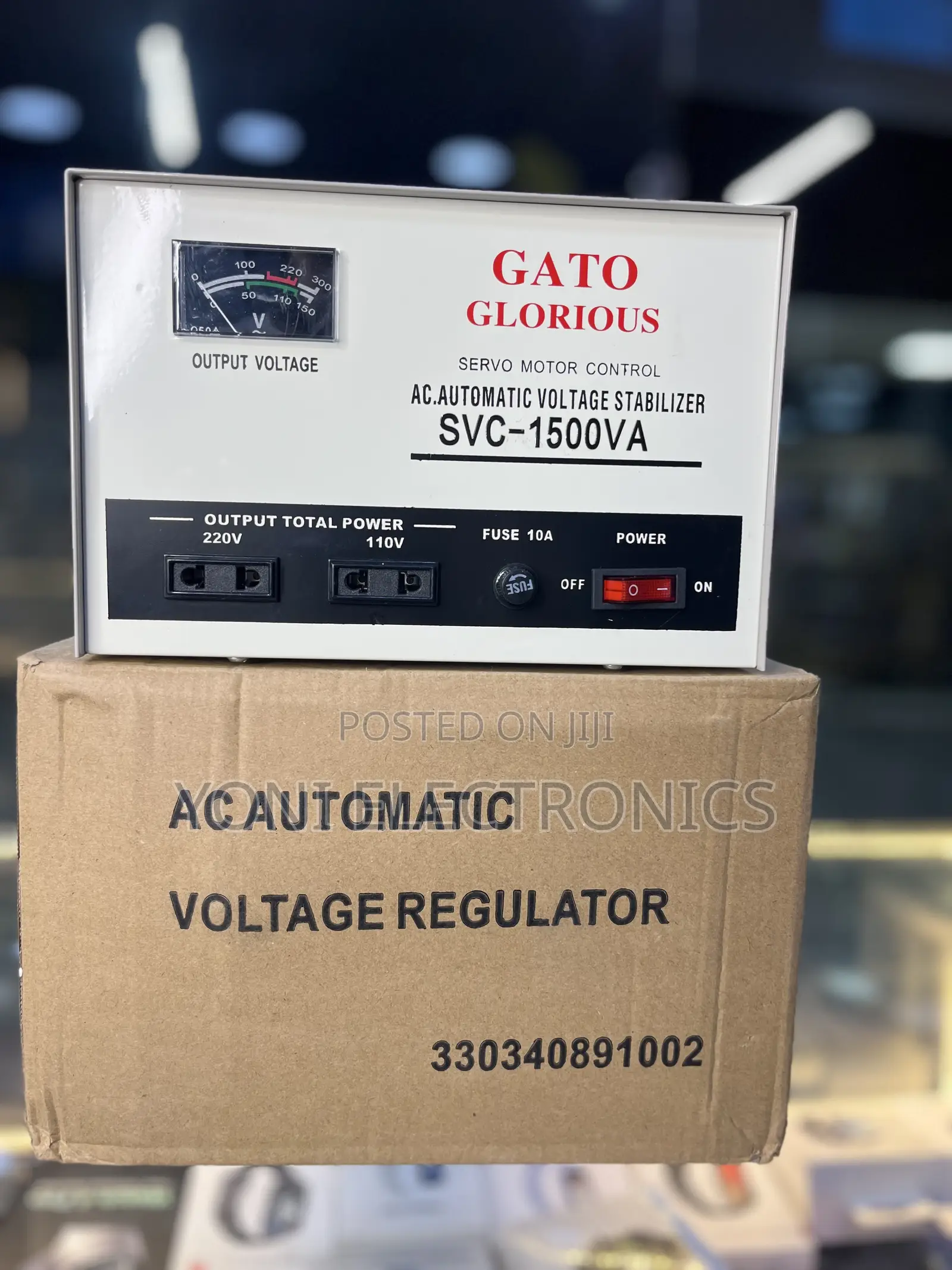 Gato Glorious SVC-1500va AC Automatic Voltage Stabilizer