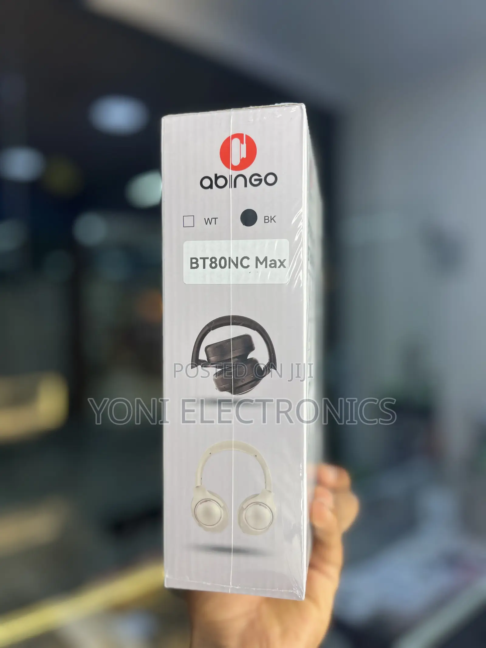 Abingo BT80NC Series Wireless Noise-Cancelling Over-Ear Headphones