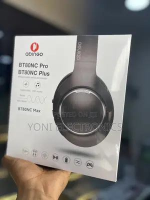 Abingo BT80NC Series Wireless Noise-Cancelling Over-Ear Headphones