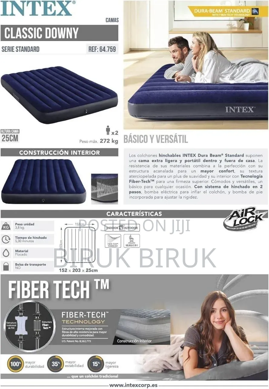 Dura-Beam Series Classic Downy Airbed