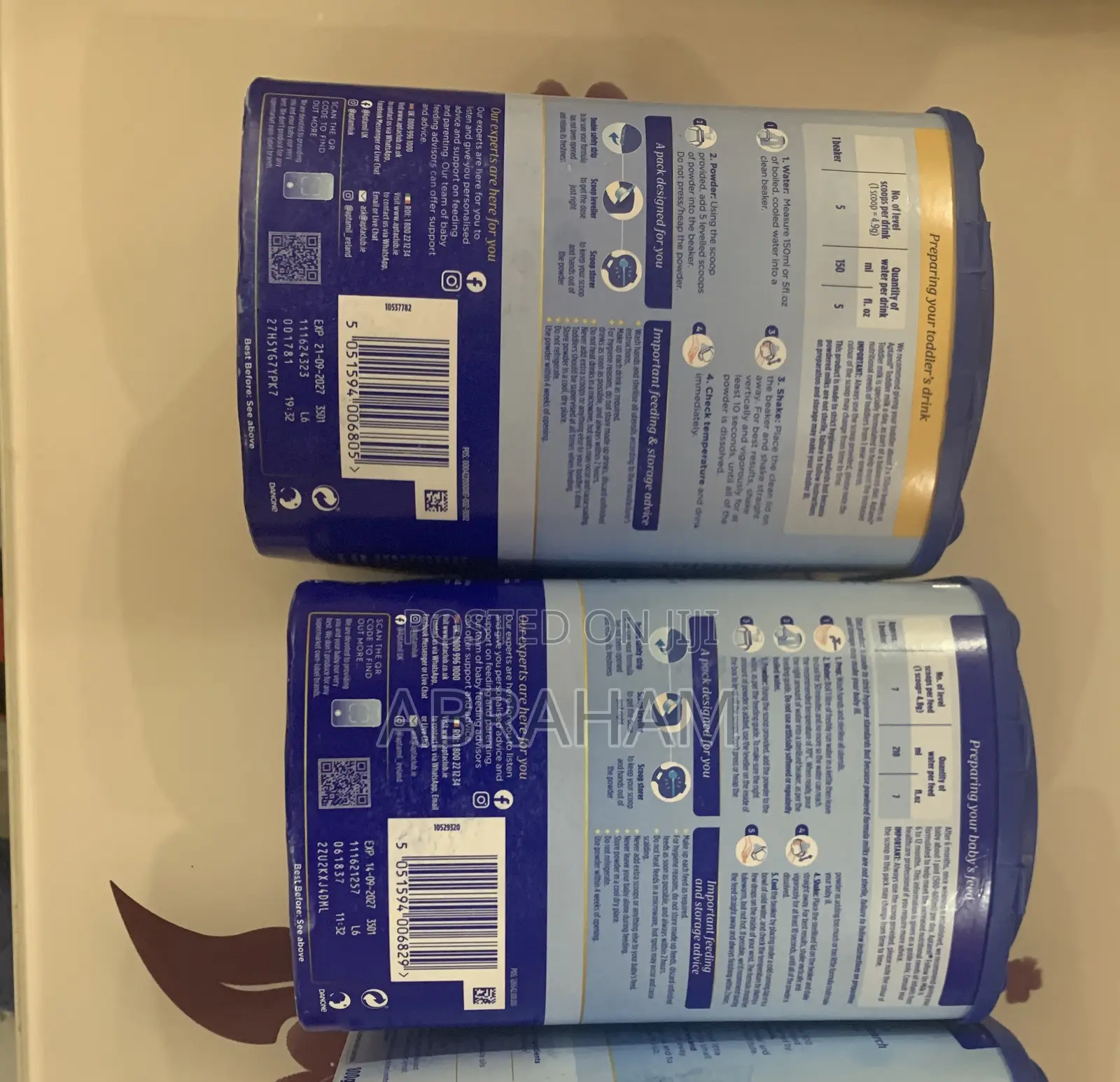 Aptamil UK 1,2,3