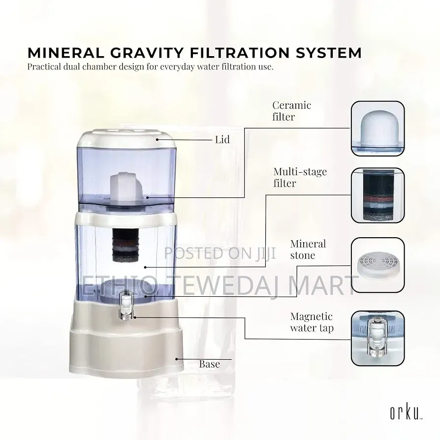 28L Benchtop Water Filter የውሃ ማጣሪያ