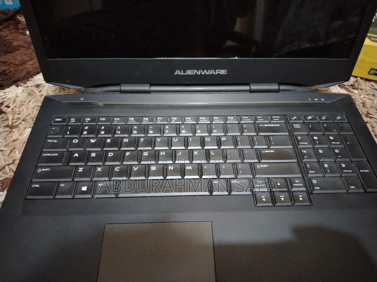 Laptop Alienware 17 8GB Intel Core i7 SSD 500GB