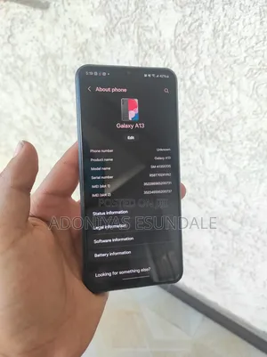 New Samsung Galaxy A13 64 GB Black