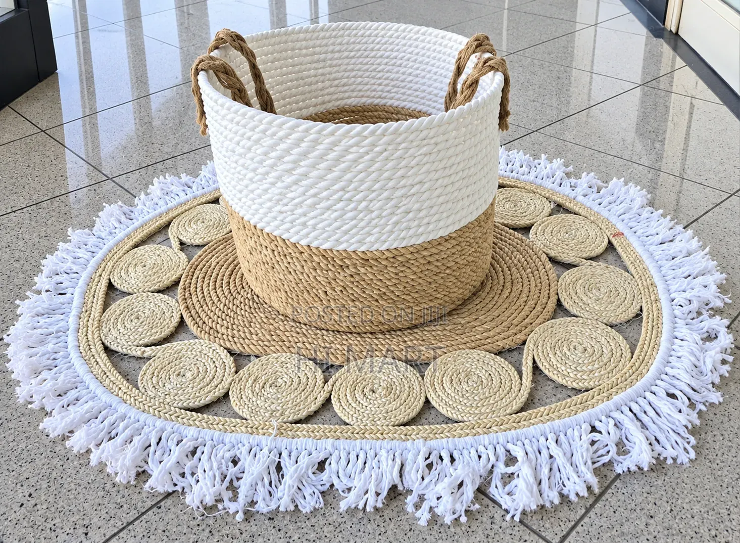 2pc Cultural Coffee Mat and Sufra