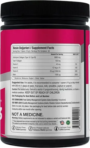 Wiselab Beauty Collagen Powder Tip123 Vitamin C 300gr