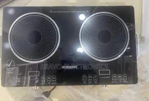 Sonashi Double Burner Cooker - 4 Digit LED Display