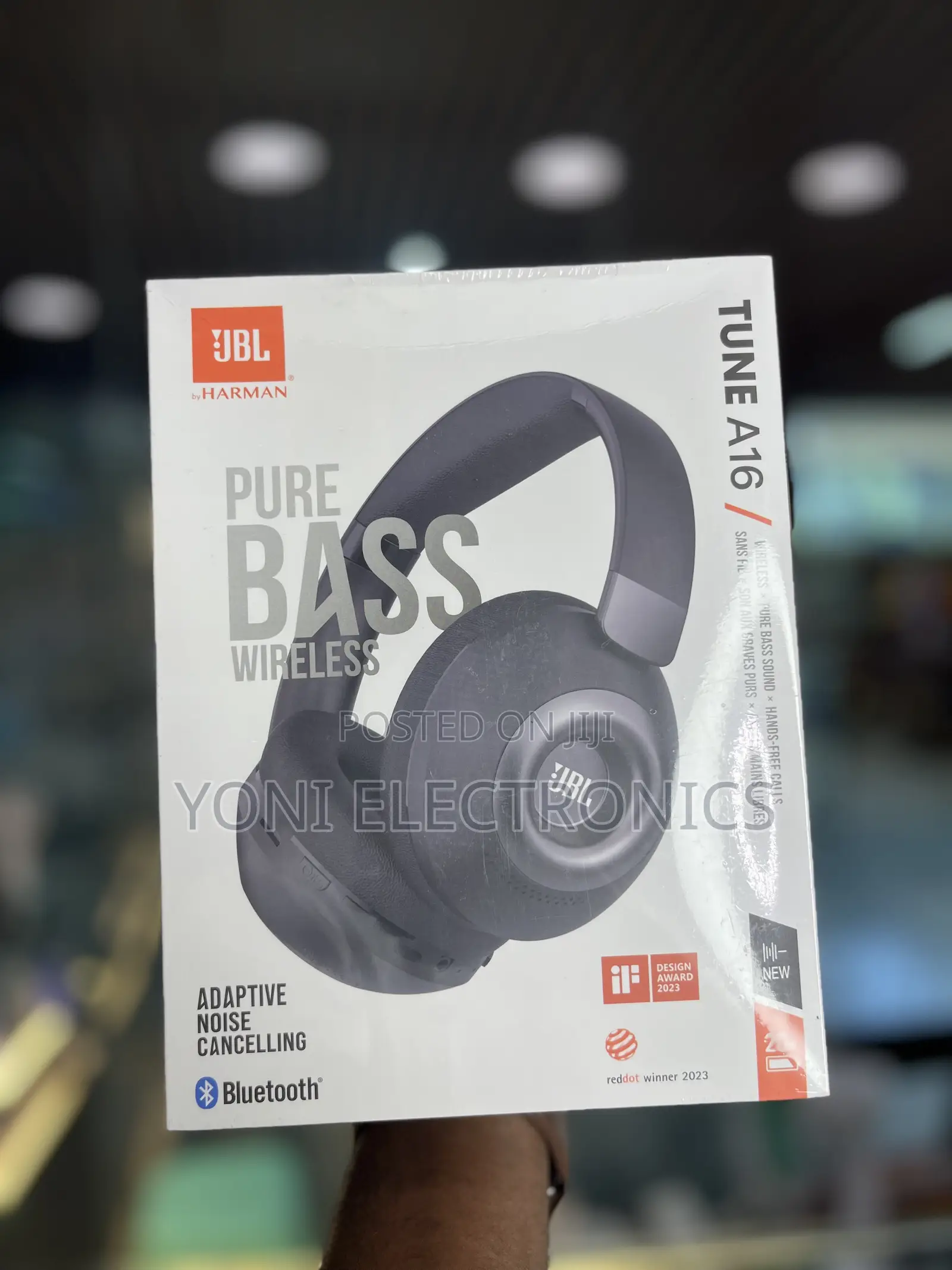 JBL Tune A16 Pure Bass Wireless Headphones