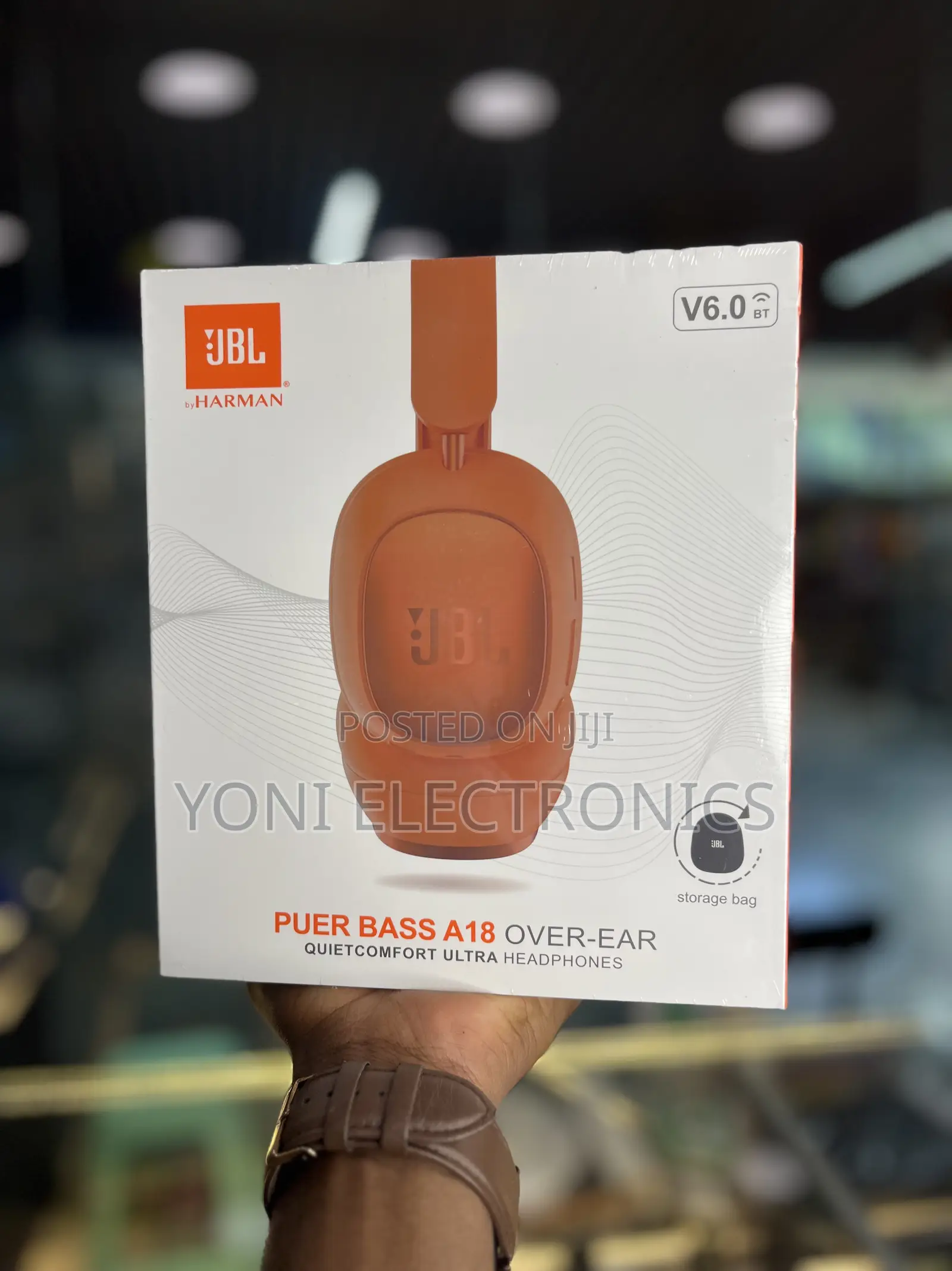 JBL Puer Bass A18 Over-Ear Headphones