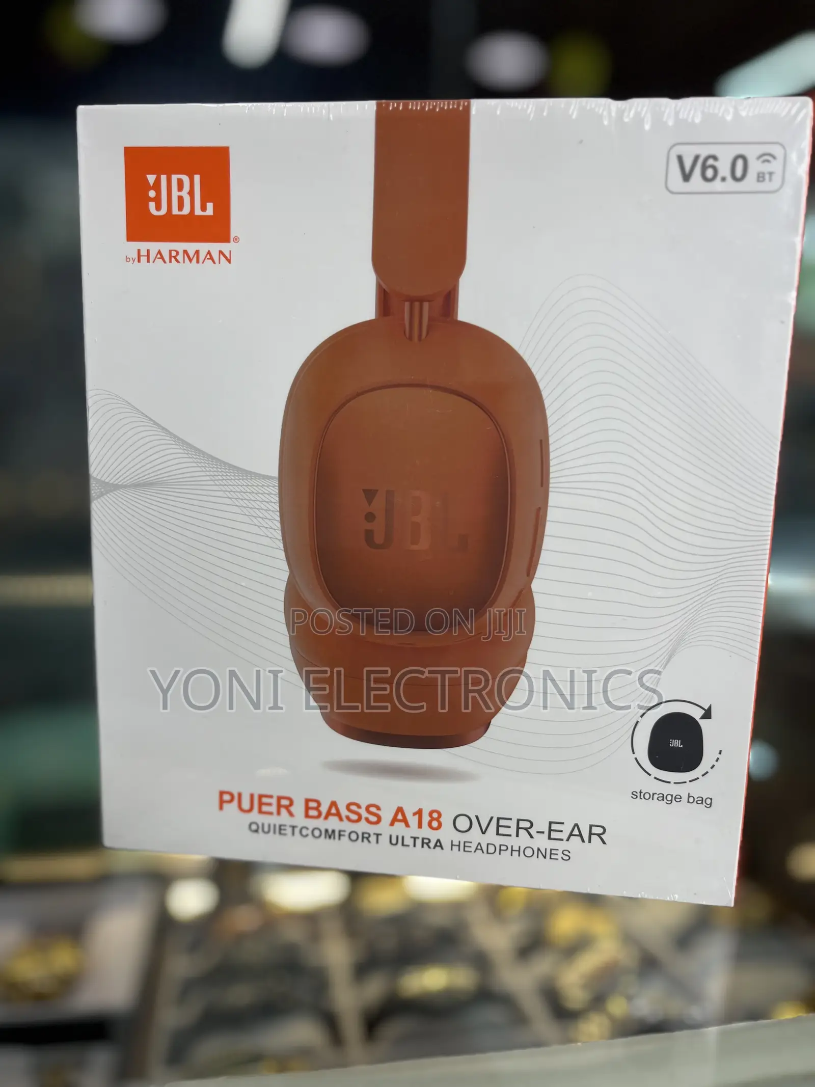 JBL Puer Bass A18 Over-Ear Headphones