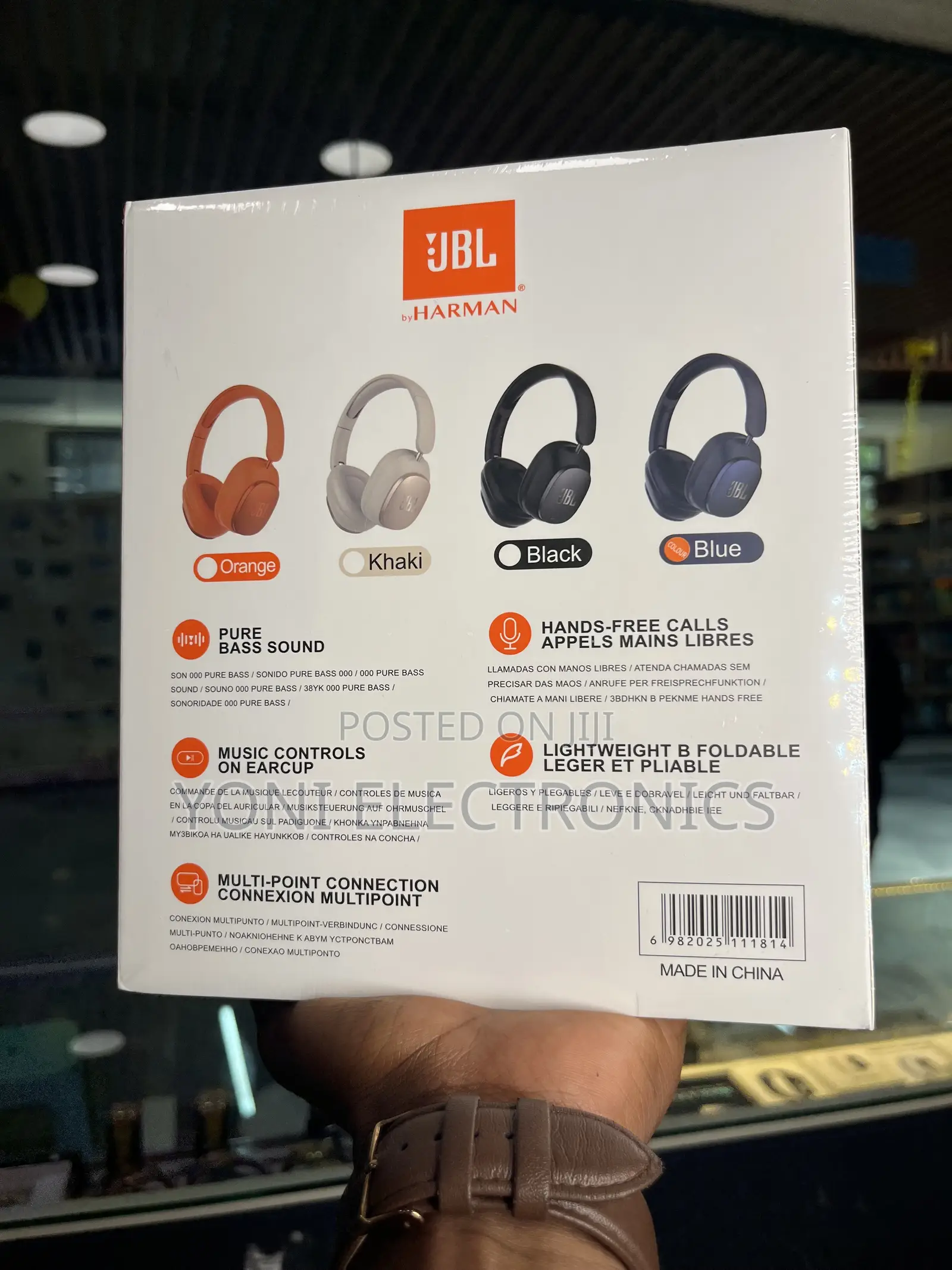 JBL Puer Bass A18 Over-Ear Headphones